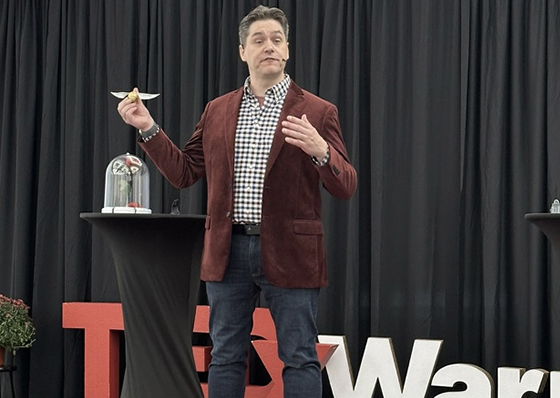 Paul Pape speaking at TEDx